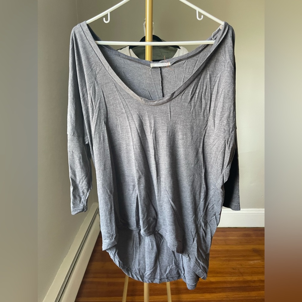 Grey 3/4 shirt